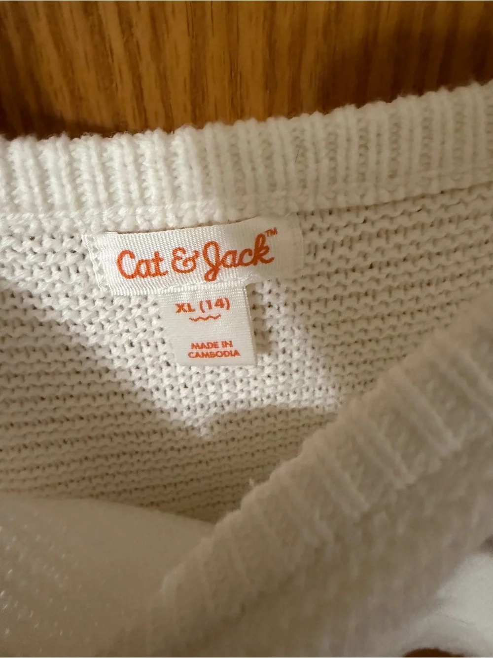 Girls knit tank top size XL